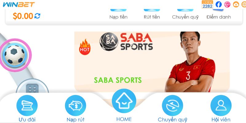 Khám phá đôi nét về sảnh Saba Sports Winbet